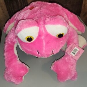 Plush Pink Frog Toy
